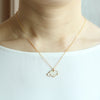 Epoxy Heart Planet Necklace