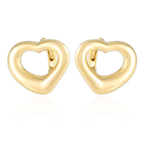 Dot Huggie Small Hoop Earrings 14K Gold Plated