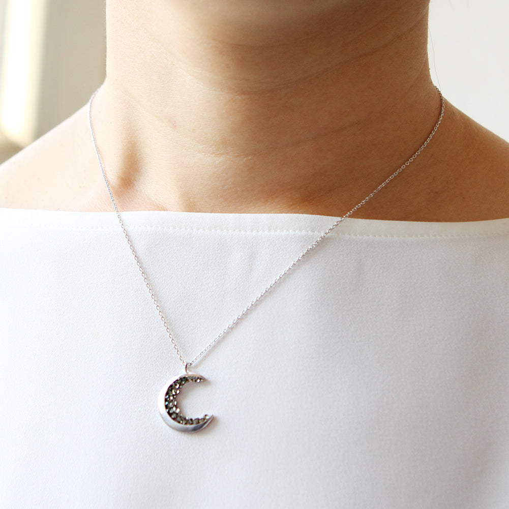 Mini Crescent Moon Necklace