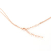 CZ Crescent Moon and Stars Layered Necklace Plated Brass