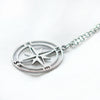 CUTOUT DISC  Compass  Necklace