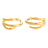 15MM Split Huggie Earrings | Triple Hoop Earrings