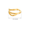 15MM Split Huggie Earrings | Triple Hoop Earrings