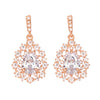 Wedding CZ Teardrop Crystal Dangle Earrings
