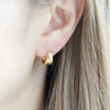 13MM_Thick Huggie Bold Cuff Earrings Small Hoop Earrings
