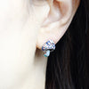 Floral Mushroom Stud Earrings