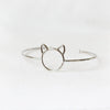Cute Cat Bangle / Cat bracelet