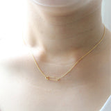 Safety Pin Necklace