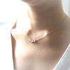 3 Mixed Color Stars Necklace