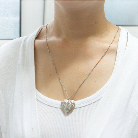 Secret Heart Locket Necklace