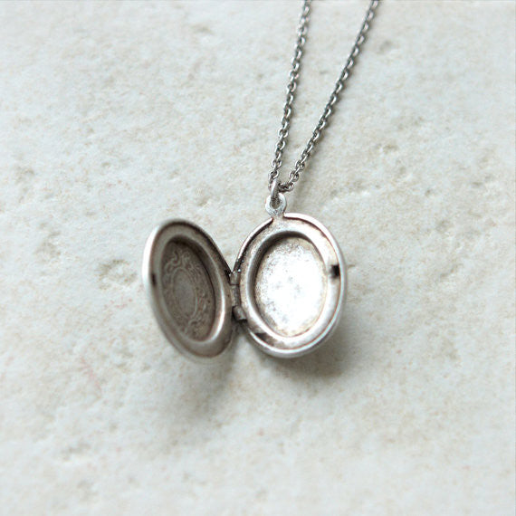 Little Oval Locket Necklace