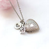 Adorable heart locket necklace