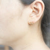 Lotus Earrings in gold