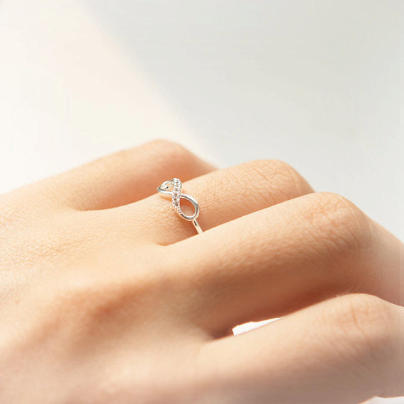 Infinity Ring in silver