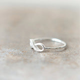 Infinity Ring in silver