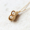 Peanut Necklace in gold