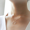 Sagittarius Zodiac Sign Necklace in sterling silver