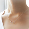 Scorpio Zodiac Sign Necklace in sterling silver