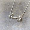 Scorpio Zodiac Sign Necklace in sterling silver