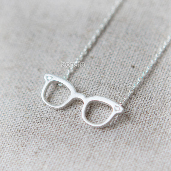 Geek Chic Glasses Necklace