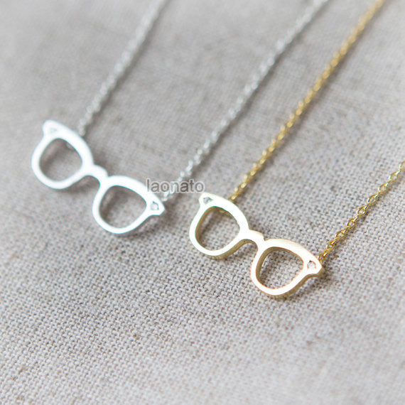 Geek Chic Glasses Necklace