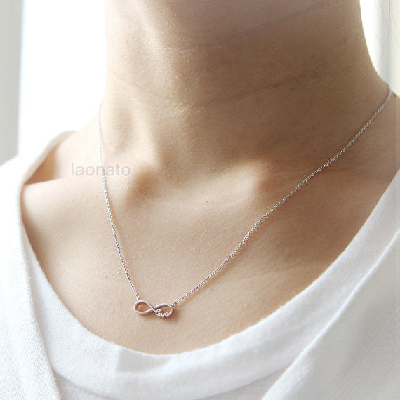 Infinity and Love Necklace