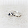 Treble Clef Ring in sterling silver