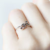Treble Clef Ring in sterling silver