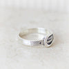 Belt Ring in sterling silver