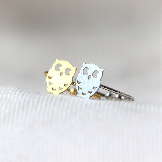 Cute Owl Ring, adjustable ring