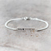 Customized name bar bracelet