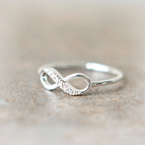 Infinity Ring in silver