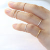 Slim Sterling silver Ring