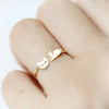 Tiny Cat and Mouse Ring