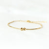 Gold Simple Knot Bracelet / Love Knot bracelet