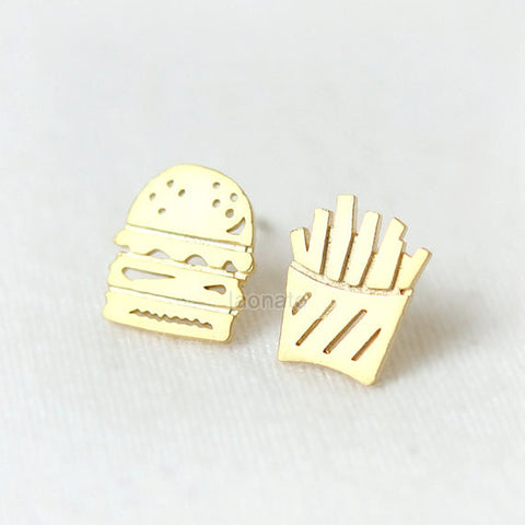 Pineapple Earrings / fruit studs