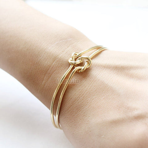 Knot Bangle / Love Knot bracelet
