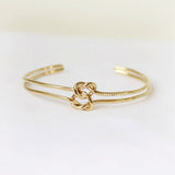 Double Knot Bangle / Love Knot bracelet