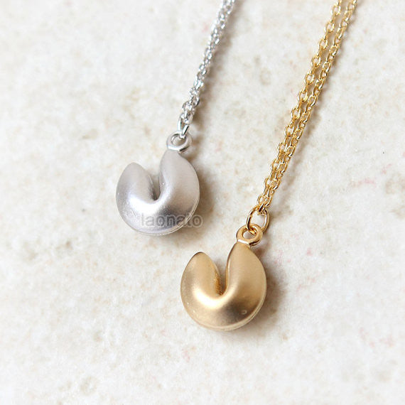 Fortune Cookie Necklace
