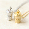 Coffee Cup Necklace