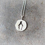 Cutout Penguin Necklace