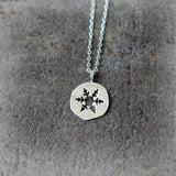 Cutout Snowflake Necklace
