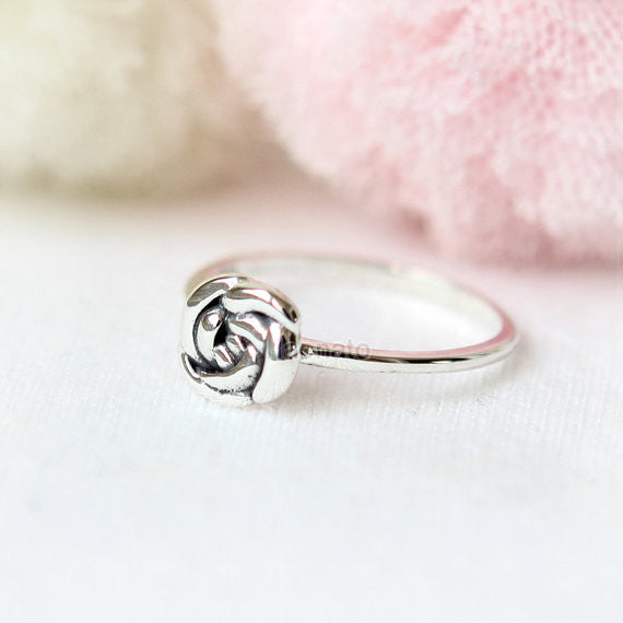 Rose Ring in 925 sterling silver