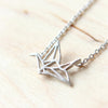 Origami Crane Necklace