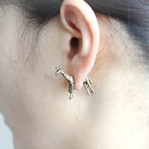 Giraffe Fake guage Earrings