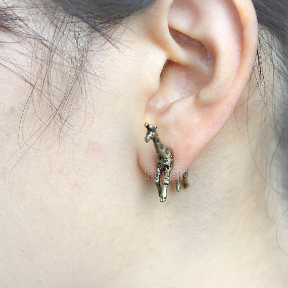 Giraffe Fake guage Earrings