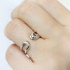 Safety Pin Ring in 925 sterling silver