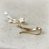 Shooting Stars Ear Climber, ear cuff