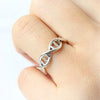 DNA Ring in 925 sterling silver
